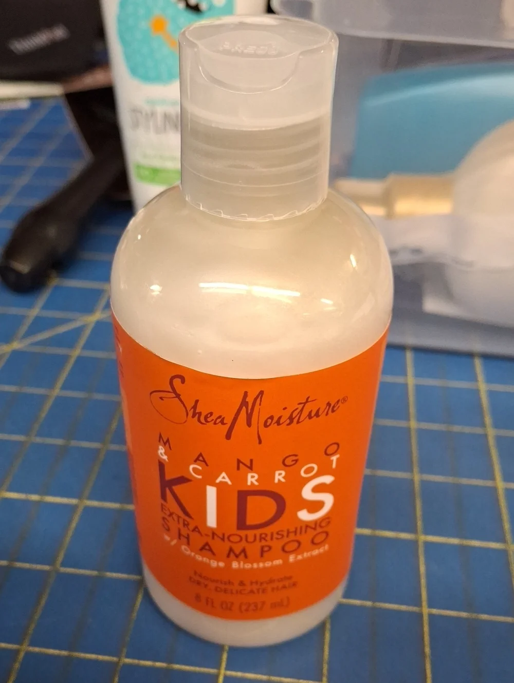 SheaMoisture Extra-Nourishing Shampoo 237ml  Kids Mango Carrot Shea New Sealed